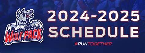 Wolf Pack Announce 201617 Game Schedule Hartford Wolf Pack