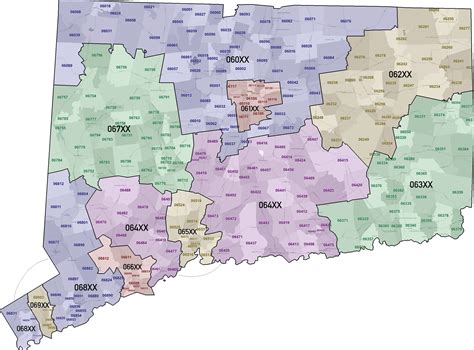 East Hartford CT ZIP Code Map