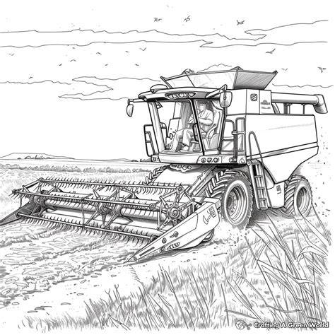 Harvester Coloring Pages