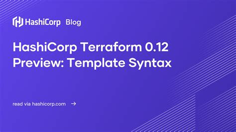 Hashicorp/template