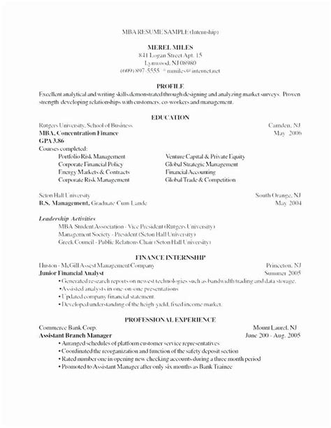 Haslam College Of Business Resume Template