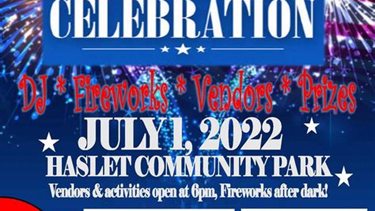 Haslet Library Calendar