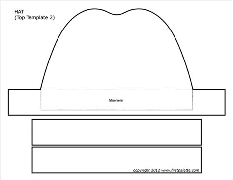 Hat Paper Template