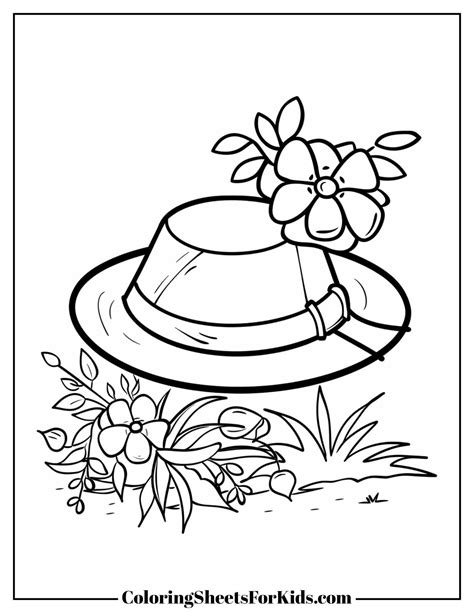 Hat Coloring Pages