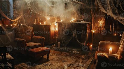 Haunted Atmosphere with Candles