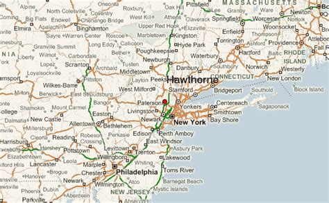 Hawthorne New Jersey Map