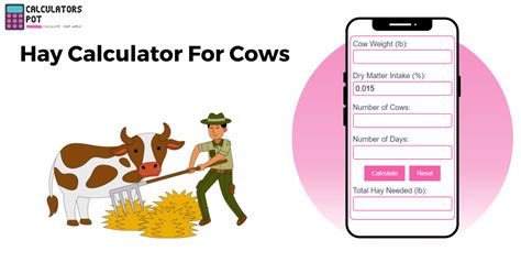 Effortlessly Calculate Your Cow's Hay Needs with Our Hay Calculator for Cows!