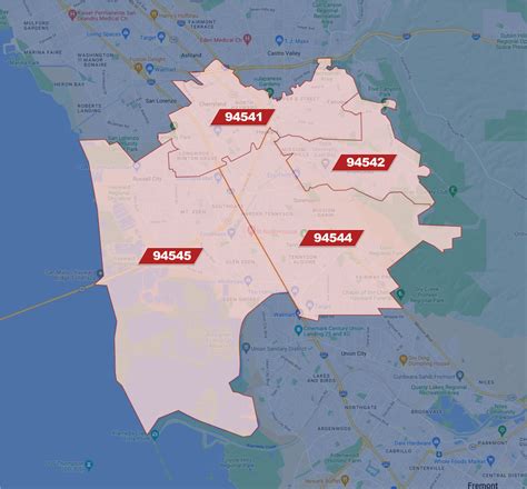 Downtown Hayward Project Area Map City of Hayward Official website