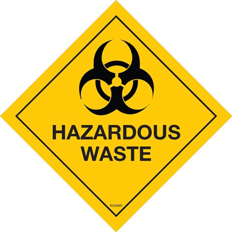 Hazardous Waste Labels Printable