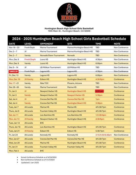 Hbhs Calendar 2024-25