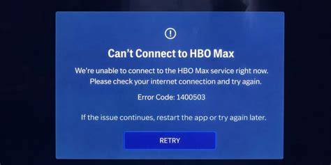 Details Troubleshooting HBO Error Code 1400503: A Comprehensive Guide for Viewers News