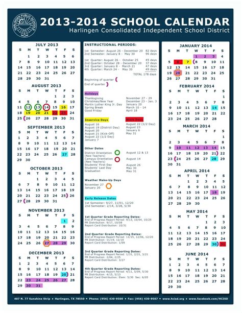 Hcisd Academic Calendar
