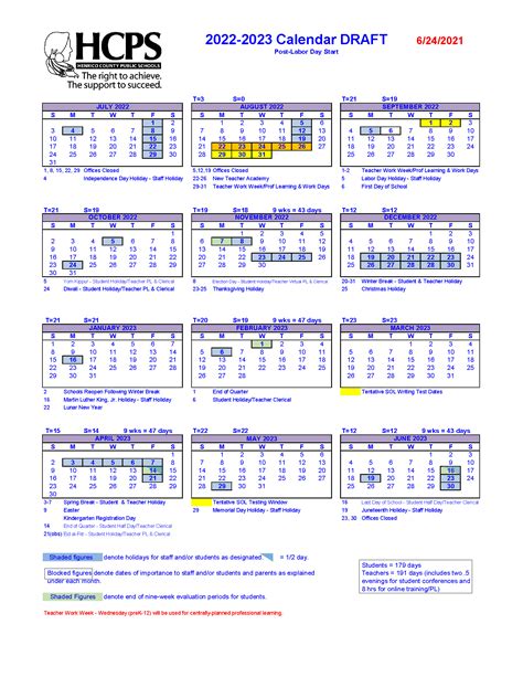 Hcps Student Calendar