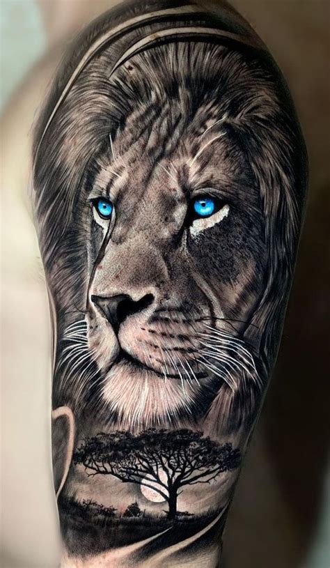 Head Lion Tattoo