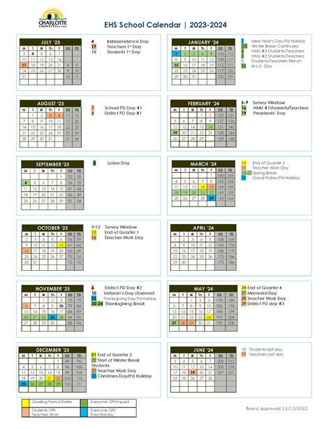 Head Start Calendar