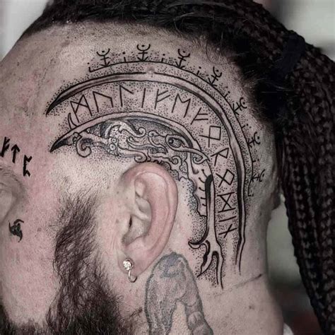 Head Tattoo Viking