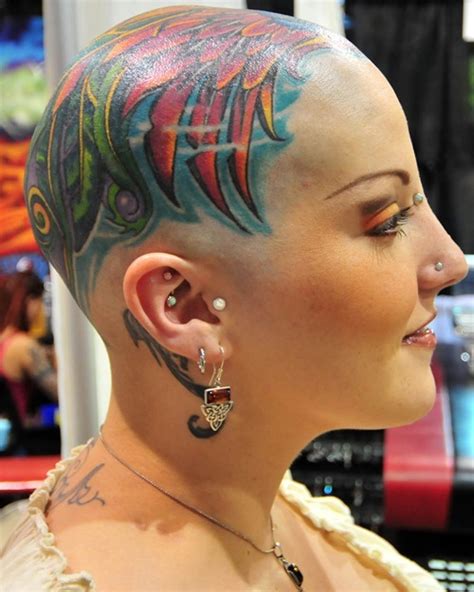 10 Beautiful Head Tattoos for Women That Will Leave You Inspired