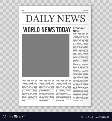 Headline Newspaper Template