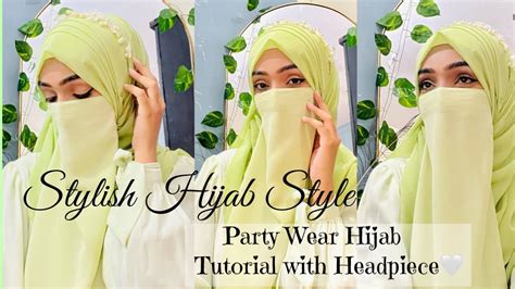 Headpiece Hijab Tutorial YouTube