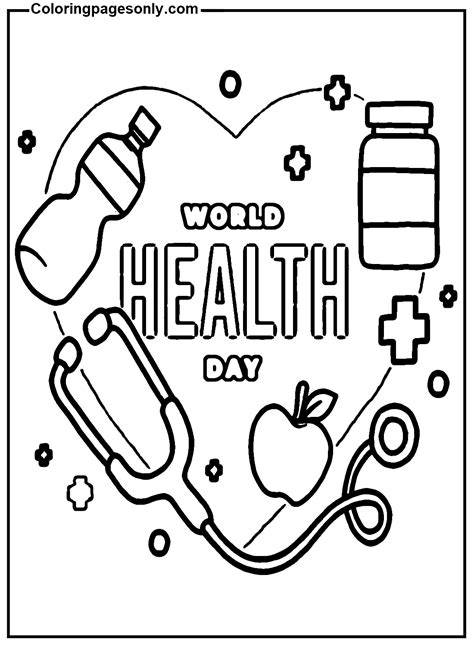 Health Coloring Pages