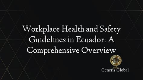 Health Safety Ecuador