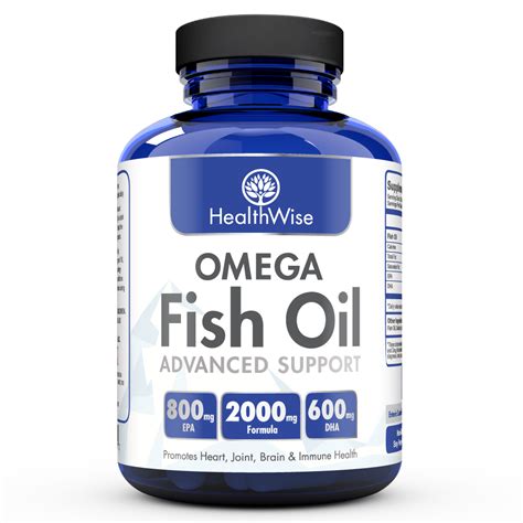 HealthWise Omega Fish Oil Capsules
