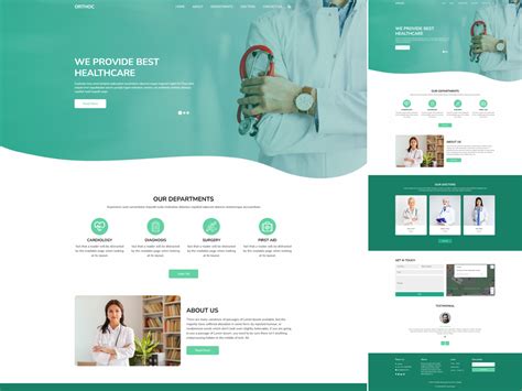 Healthcare Website Design Templates