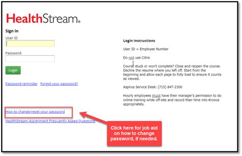 Healthstream Password Reset: A Quick and Easy Guide