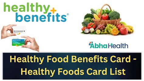 Healthy Benefits Plus.Com 20/20 Food Card