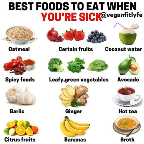Healthy Foods To Eat While Sick