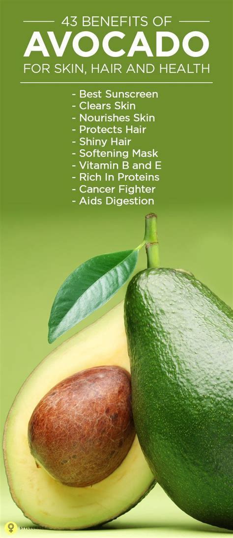 Avocado for skin care