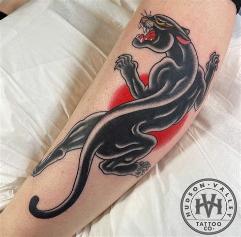 Heart Panther Tattoo