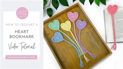 Heart Bookmark Crochet