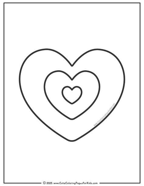 Heart Coloring Page