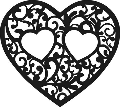 Download Heart Cut File DXF Files