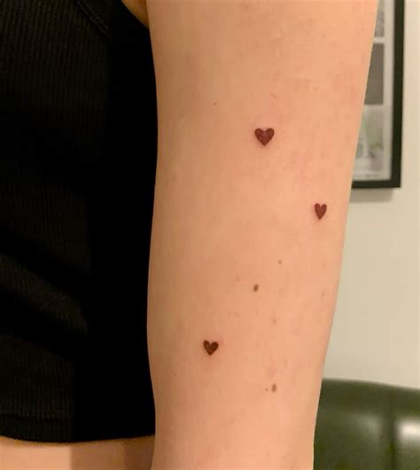 Heart Freckle Tattoo