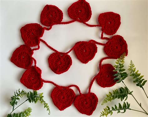 Heart Garland Crochet