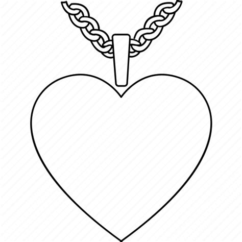 Heart Locket Picture Template