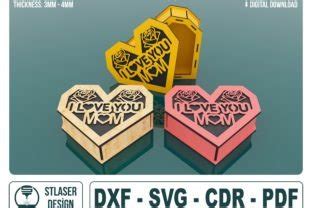 Download Heart Mom Gift DXF Files