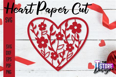 Download Heart Paper Cut Design For Crafts