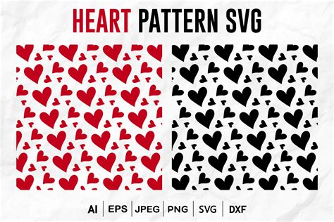 10 Heartfelt Heart Pattern SVG Designs for Your DIY Projects: Spread the Love with these Gorgeous and Versatile Patterns!