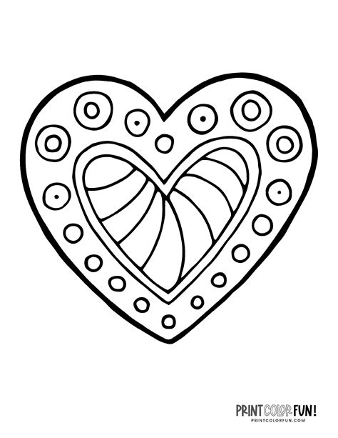 Heart Printable Coloring Pages