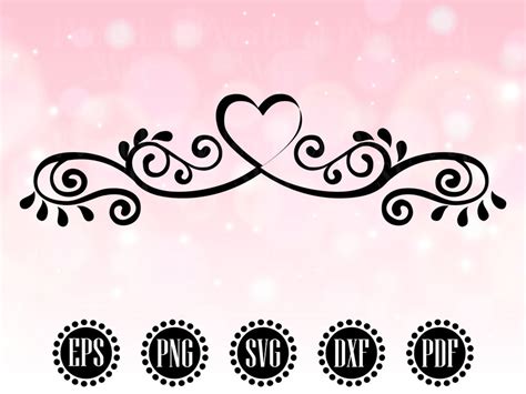 Fall in Love with Heart Swirl SVG's Elegant Charm: Unlock the Alluring Power of Romantic Design