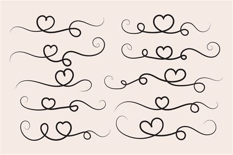Download Heart Swirls Commercial Use