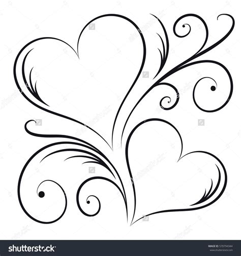 Download Heart Swirls Easy Edite