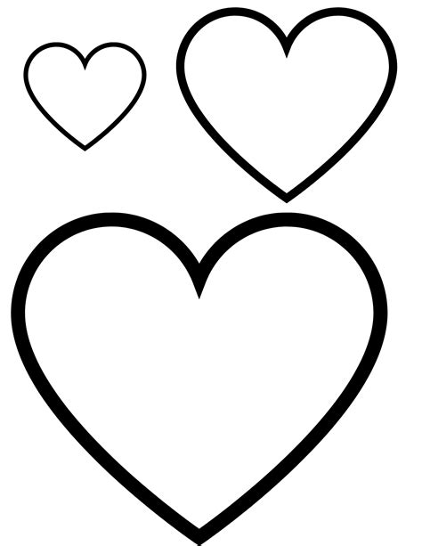 Heart Template Free Printable