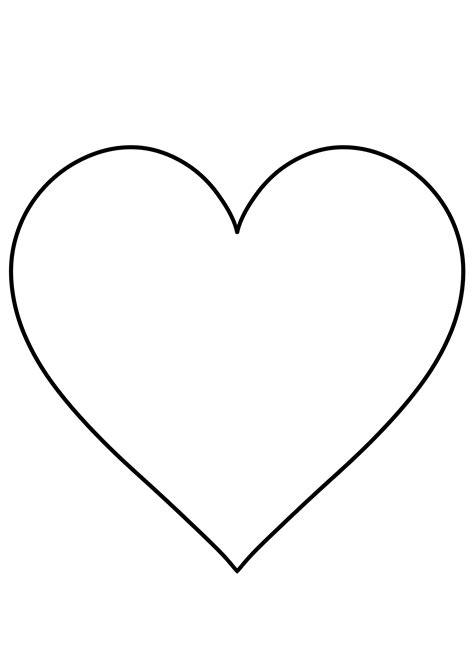 Heart Template Printable