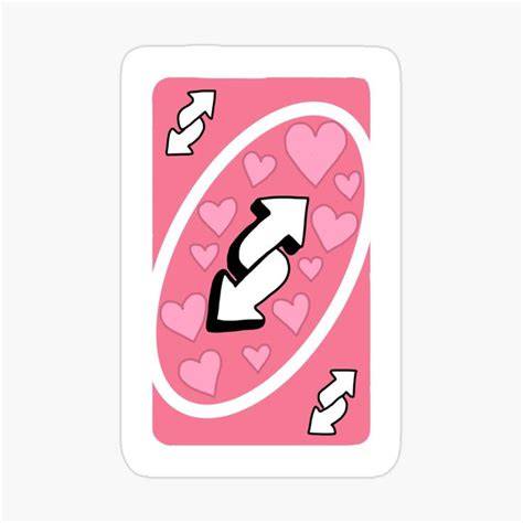 Heart Uno Reverse Card