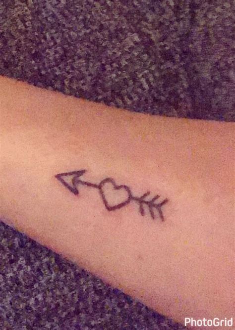 Heart With Arrow Tattoo