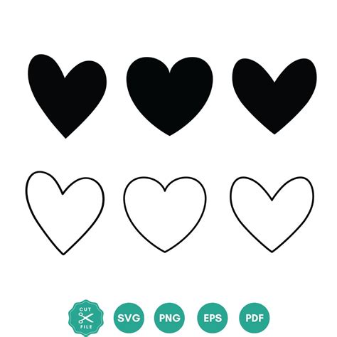 Download Heart and Clouds SVG File - SVG Design Cricut SVG